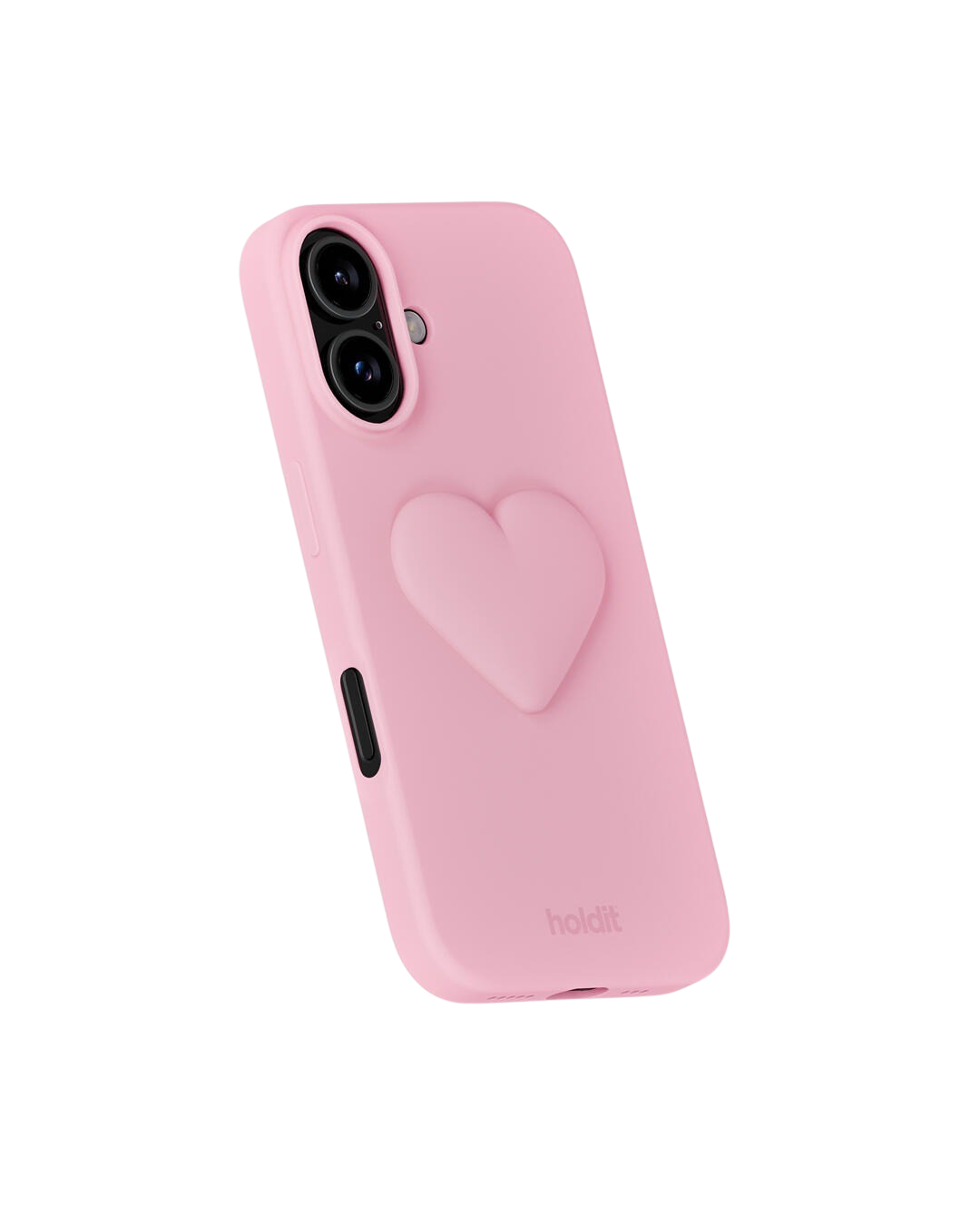 Silicone Heart sticker - Pink